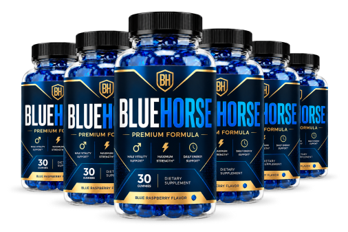 6 bottles of Blue Horse